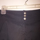 Jofit Womens Bermuda Shorts 8 Button Zipper Mid Rise Pockets Golf Casual Black