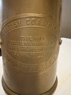 Vintage Brass British Coal Mining Company Coal Miners Lamp   Lantern Wales U k 