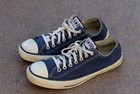 Vintage Converse All Star Usa Made Blue Low Top Shoes Sneaker Chuck Taylor 10 5 
