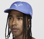New Nike Dri Fit Rafa Nadal Tennis Club Cap Hat Size S m Fb5600-494 Royal Pulse
