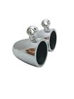 Krypt 8  Wakeboard Tower Speaker Cans  Empty Pods  Clamps - Polished Or Black