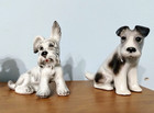 Vintage Wien Austria Porzellan Gotha Pfeffen Germany Terrier Dog Figurine Lot X6