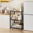 Vetallo 3 Tier Wire Shelf small Metal Shelving  16 6  L X 11 8  W X 30  H 