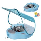 Doctor Dolphin Baby Swimming Ring Air-free W  Canopy   Safety Harness 3   24m New