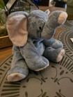 Ty Tylux Pluffies Winks The Elephant Tag Beanie Y2k Plush 2002 Floppy Vtg Gray