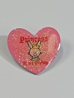 Princess In The Making Bunny Rabbit   Lapel Pin Jim Benton Design Pink Heart