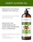 Velona Sweet Almond Oil - 16 Oz   100  Pure And Natural Carrier Oil   Refined