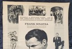 1957 Frank Sinatra The Joker Is Wild Print Ad Original Vtg Movie Film Motion Pic