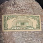 1953a  5 United States Note Red Seal Lincoln Five Dollar Banknote