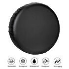 15inch Pvc Thickening Leather Spare Tire Wheel Cover With Non-scratch Backing 
