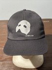 Vtg 1986 Phantom Of The Opera Hat Leather Strapback Mask Musical Broadway Cap