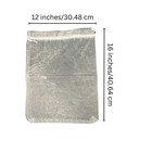 50 Pack Large Organza Gift Bags 12x16 Inch White Weddings Birthdays