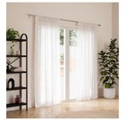 Umbra Cappa Adjustable Curtain Rod 72-144 In Brushed Nickel 0 75 Modern