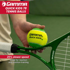 Quick Kids Training Tennis Balls For Kids   Beginners  Low-compression Core Redu