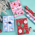  Gift Wrapping Paper Roll - 17 Inch X 16 4 Feet Per Roll - Red christmas Lights
