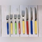 Disney Flatware Primary Colors Forks And Knives Replacements