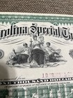 North Carolina Special Tax Bond 1887