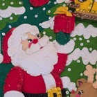 Bucilla Christmas Stocking Santa And Friends Handmade Finished Completed Felt