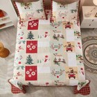 Marcielo Christmas Quilt Set Bedspread Set B022