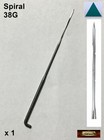 Morezmore M00934 1pc Needle Felting Needle 38g Medium Spiral Triangular
