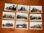 Lot 9 Vintage Steam Locomotive Railroad Photos B w Train Engines 1930s Original
