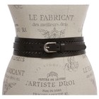 Women s 2 1 4  Wide High Waist Vintage Perforated Cowhide Leather Belt