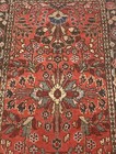 Antique Bijar Handwoven Wool Rug 4   7    X  2   4     With Original Label