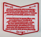 Oa Obligation Order Of The Arrow Boy Scouts Pocket Shaped Patch With Words