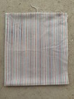 1940s Partial 1 2 Feed Sack Remnant Fabric Piece Candy Striped Pinstripe Vintage