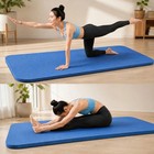 8mm Non-slip Yoga Mat Cushioned Lightweight Exercise Mat For Pilates Home Gym