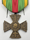 French Ww1 Volunteers Combatants Cross Medal   Ribbon 1914 - 1918 France