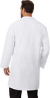 Professional White Lab Coat For Men  Button Front Long Sleeve Doctor Coat