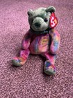 May Birthday Retired Ty Beanie Baby Bear Rainbow Teddy Bear Gift Kids Adults