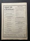 Vogue January 1909 Millinery Fencing Ads