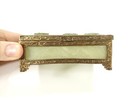 Vintage Or Antique Chinese Asian Bronze Mounted Hardstone Box