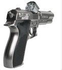 Metal Toy Cap Gun  Secret Service   Police S w Style Silver  Gonher 8 Shot New 