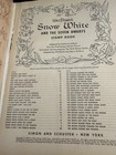 1958 Disney Snow White Golden Stamp Book  Neatly Placed Stamps - Good Condition 