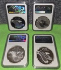 2017 American Liberty  4  Silver Medal Set Ngc Ms70 Sp70 Enhanced Reverse Pf70
