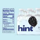 Hint Blackberry Flavored Water  16 Fl Oz  6 Pack Plastic Bottles