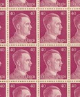Stamp Germany Mi 795 Sc 520 Sheet 1941 Wwii Fascism War Era Hitler German Mnh F
