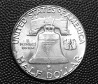 1956  Franklin Half Dollar Bu -fbl- Full Bell Lines
