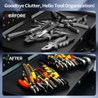 44 Pcs Plier Organizer Rack For Toolbox Drawer Tool Holder Storage Red