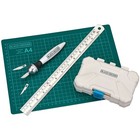 Black   Decker Bdht14001 Craft Hobby Knife Kit W 26 Blades And Cutting Mat New