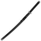 37  Black Dragon Samurai Ninja Bushido Katana   Scabbard Carbon Steel Blade