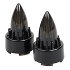 Bullet Turn Signal Light Lens Covers Cap For Harley Touring Street Glide Softail