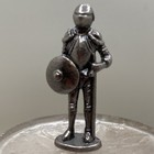 Lot Of 4 Knights - Miniature Pewter Medieval Fantasy Figurines