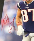 Rob Gronkowski Signed 11x14 Photo Autographed Poster Patriots Super Bowl Jsa Coa