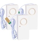 3pack Water Leakage Alarm Detector 120db Water Leak Sensors Overflow Alert Usa