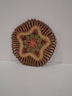 Lot Of 11 Vintage Rattan Raffia Trivets Woven Straw Decorative Hot Pad Kitchen