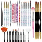 32pcs Nail Art Brushes acrylic Nail Brush nail Brushes For Nail Art nail Art Dot